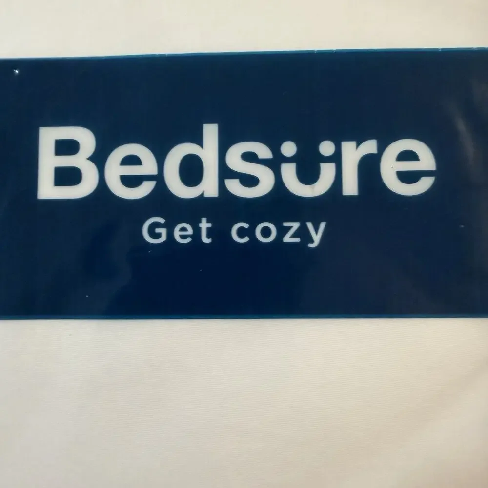 Bedsure Duvet Set King White + 2 Pillowcases New Sealed NWT Get Cozy